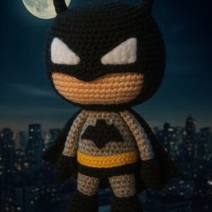 Batman Funko Amigurumi Crochet – Patrón PDF Paso a Paso para Descargar