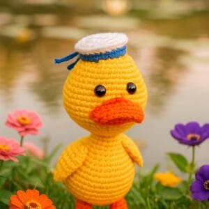 patito amigurumi tejido a crochet