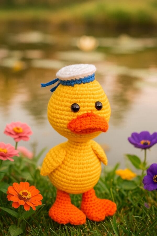 patito amigurumi tejido a crochet
