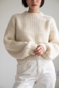 sueter tejido a crochet vintage de etsy