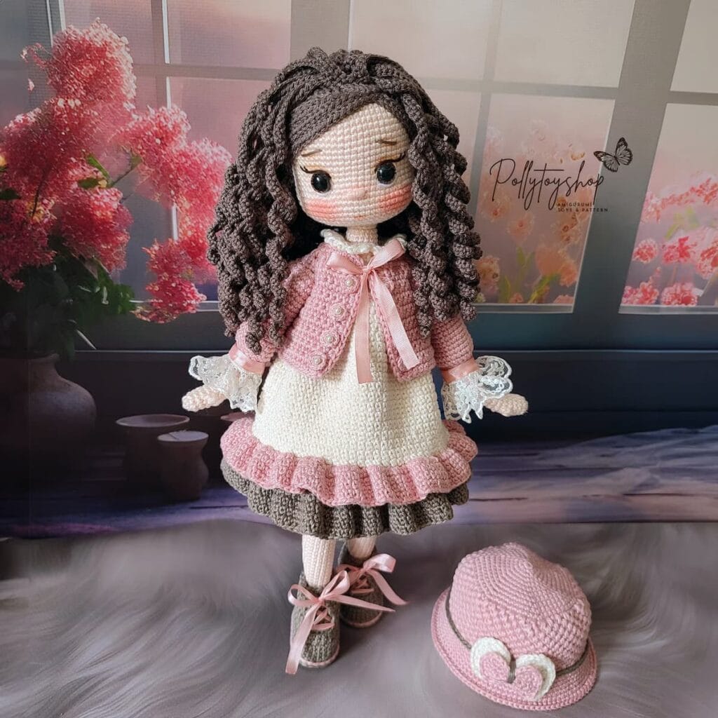 muñeca amigurumi susana