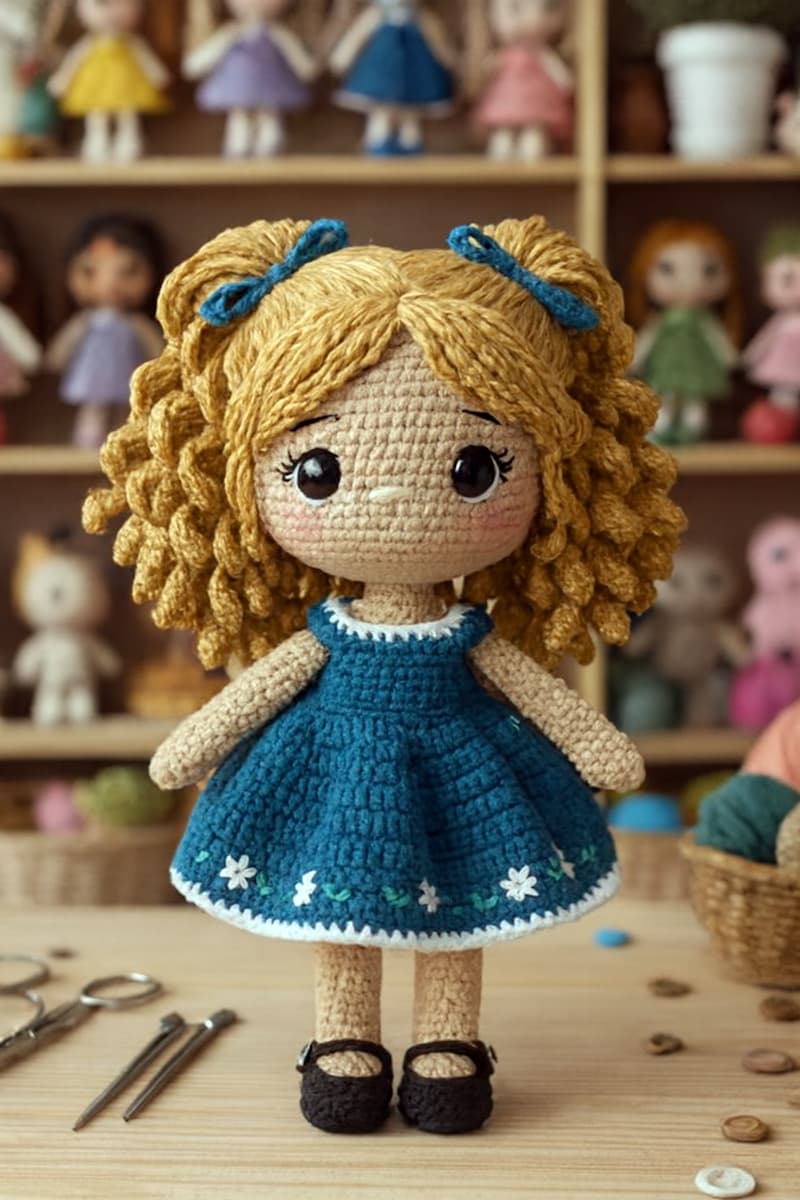 muñeca amigurumi susana