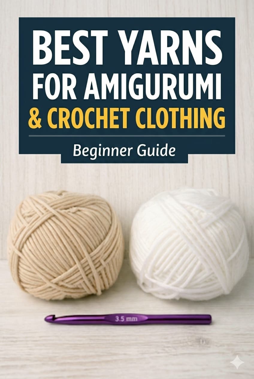 The best yarns and wools for amigurumi with a crochet hook.