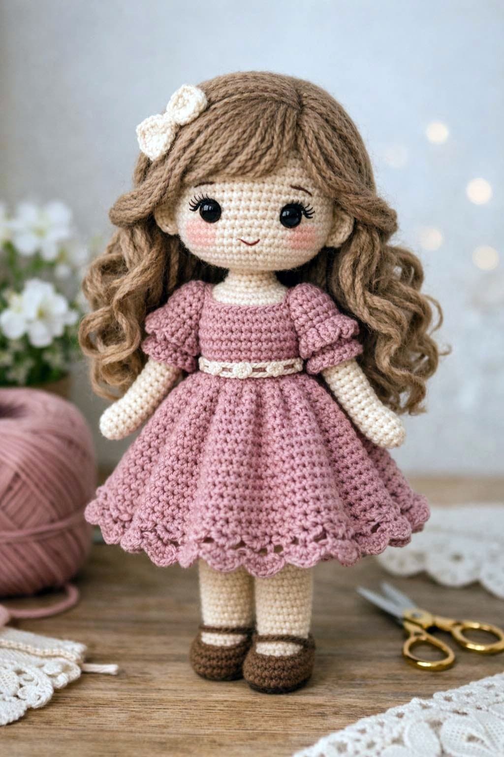 boneca amigurumi