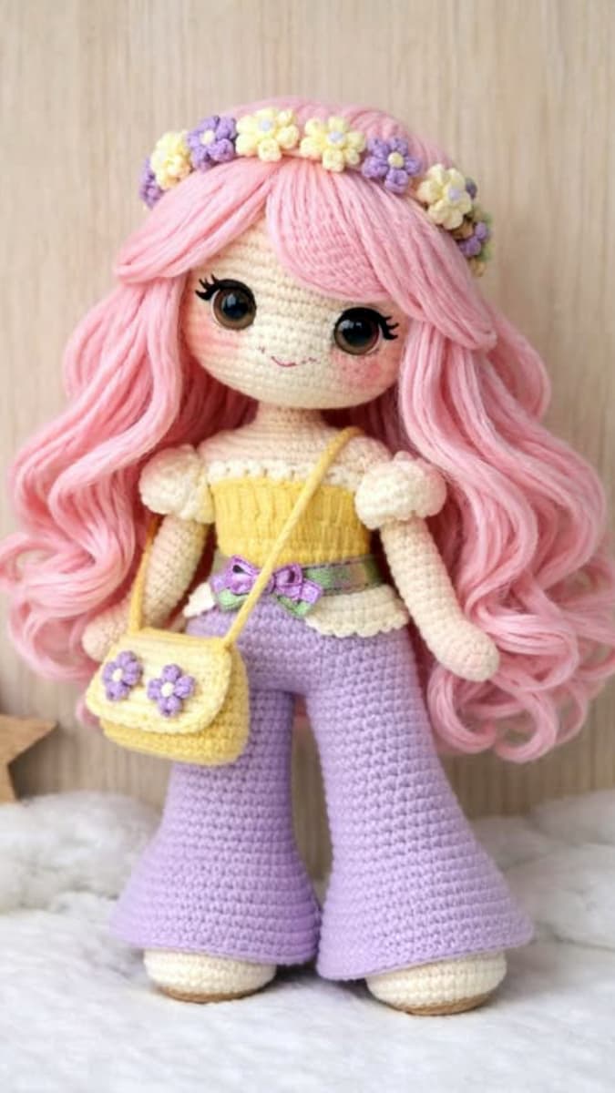 amigurumi fashion doll