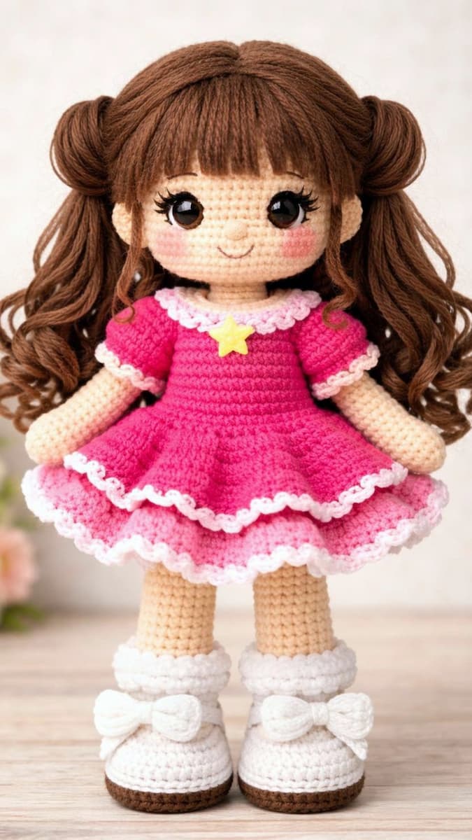 Sakura Amigurumi Doll