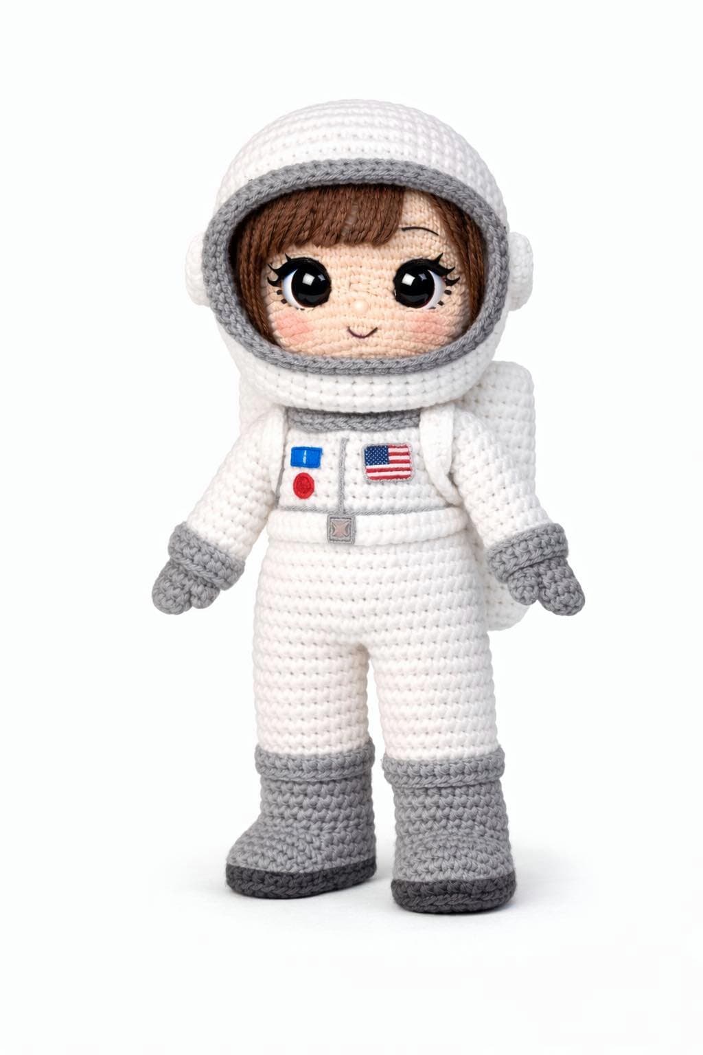 amigurumi astronauta em crochê