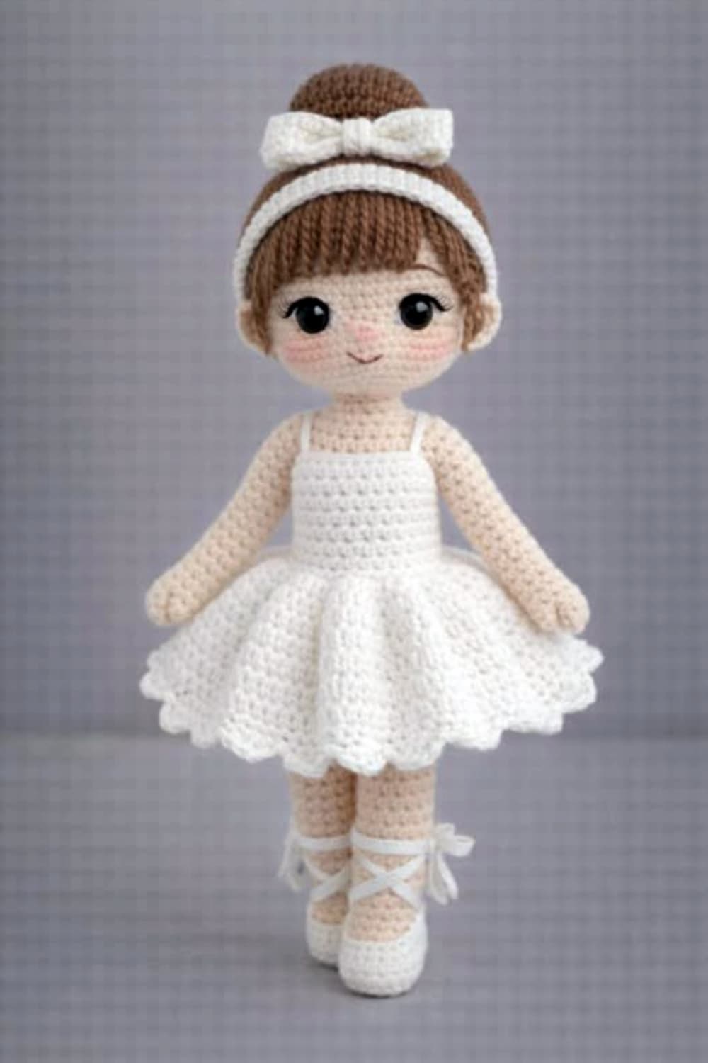 Curly Hair Amigurumi Doll