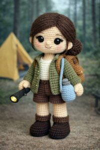 Amigurumi Boneca Exploradora