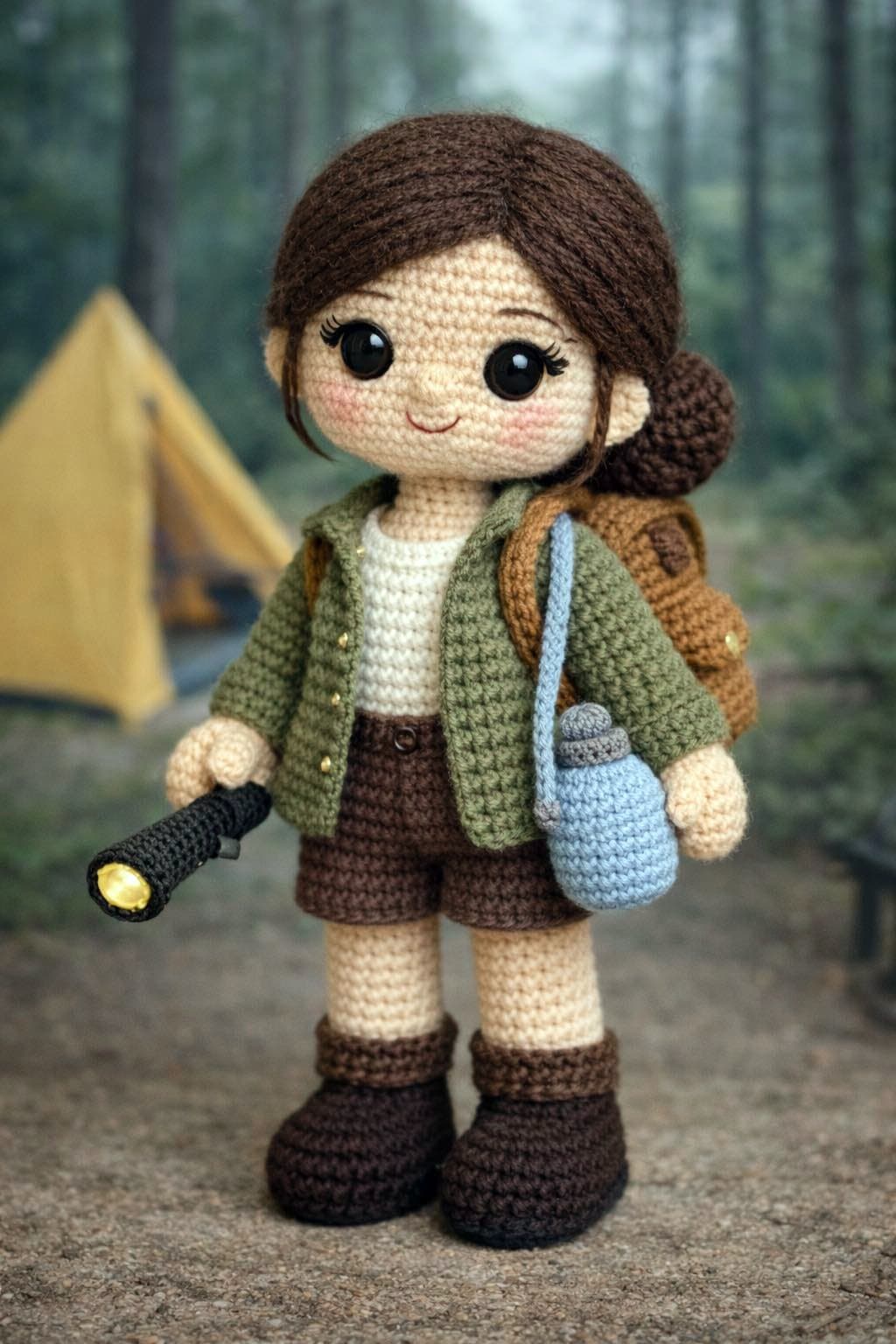 Amigurumi Boneca Exploradora
