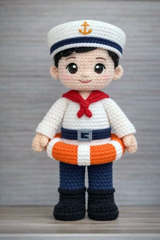 Marinheiro amigurumi