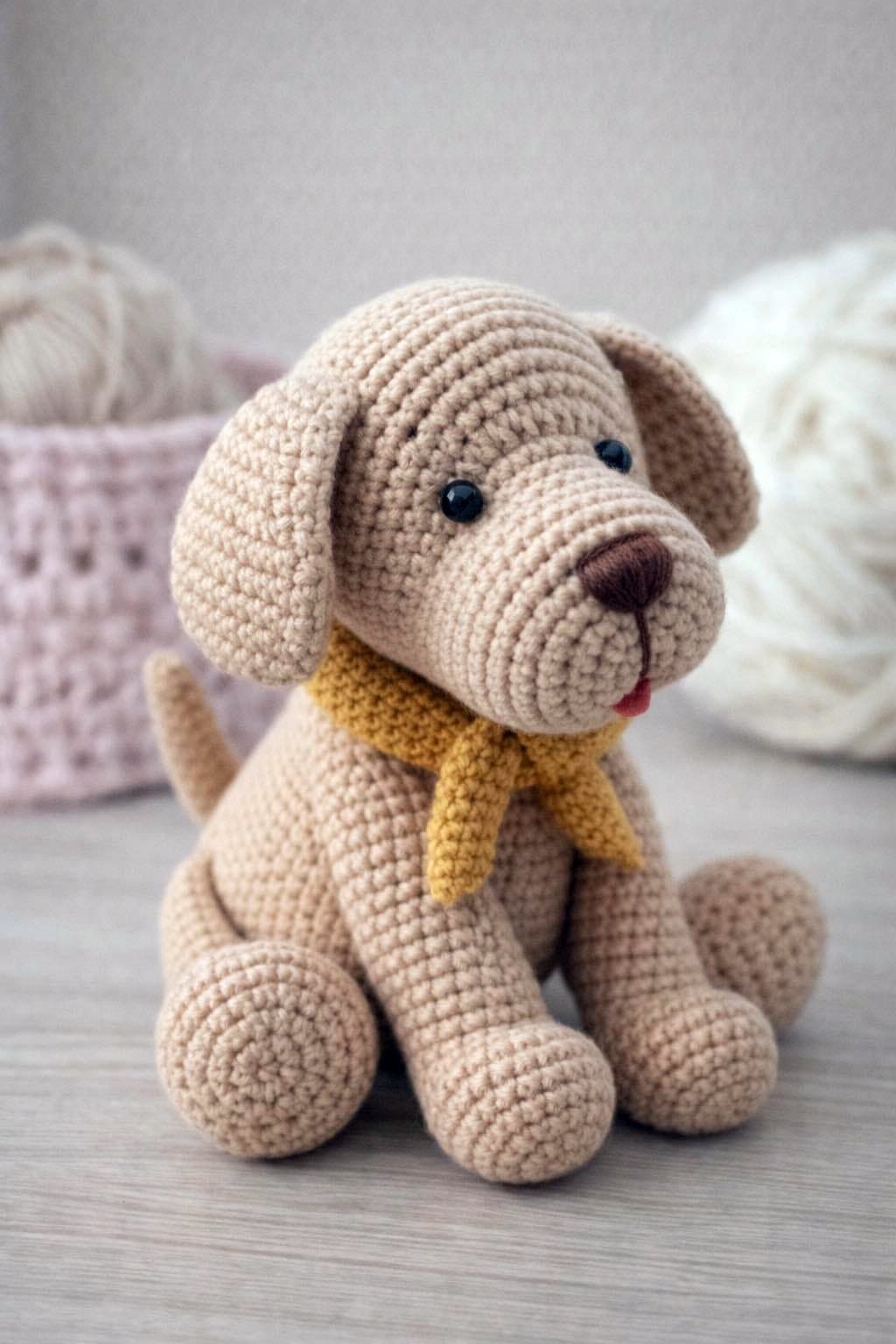 Cachorrinho Amigurumi